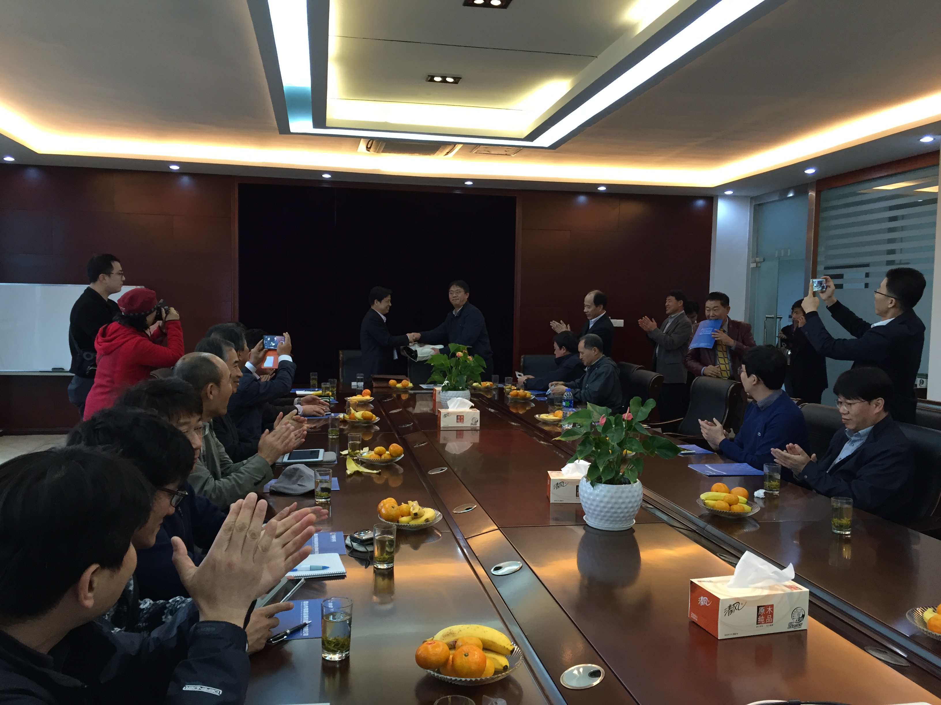 韩国电镀协会代表团一行到我司参观访问